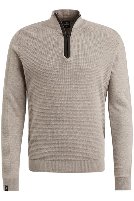 Vanguard half zip collar cotton mouline
